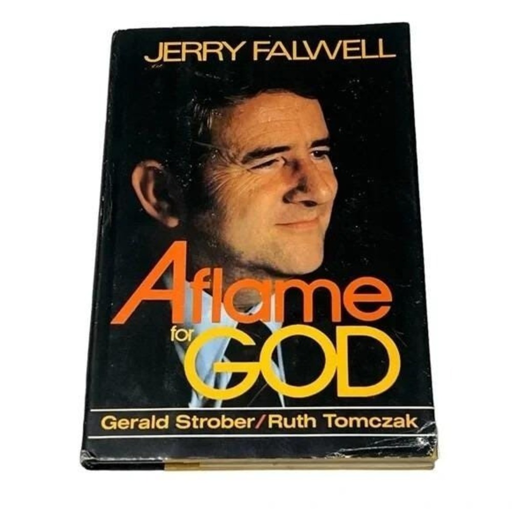 Jerry Falwell A Flame For God Hardcover Signed Vintage Book 1979